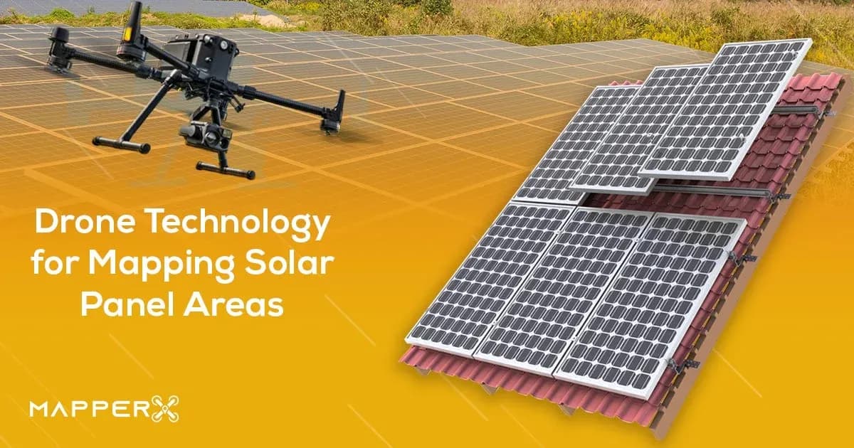 Tecnologia de drones para mapear centrais solares