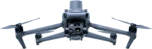 Front view of a DJI Mavic 3T drone with camera unit