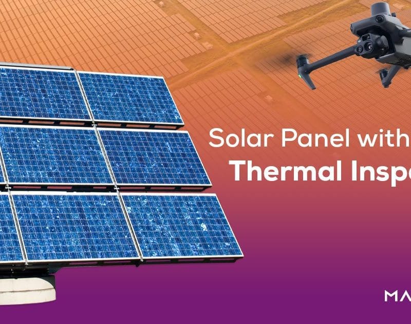 Solar Panel with Drone Thermal Inspection 2