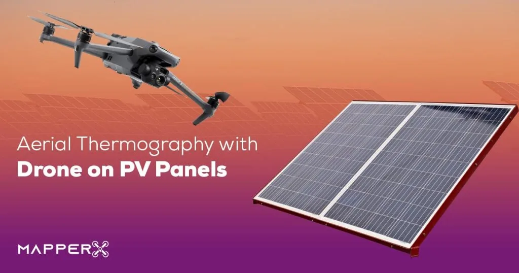 Aerial Thermography with Drone on PV Panels 2
