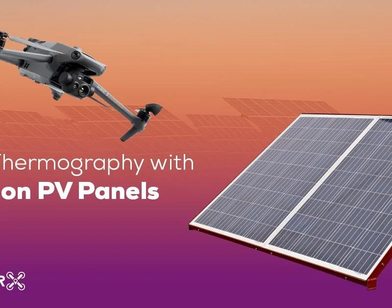 Aerial Thermography with Drone on PV Panels 2