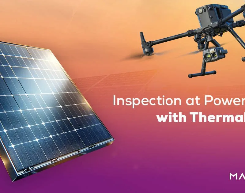 Inspection at Power Plants with Thermal Drone 2
