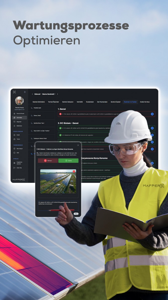 Inspektions- und KI-Software für Solarparks MapperX 5 wartungsprozesse optimieren@2x