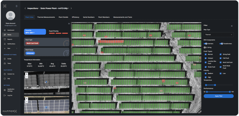 Solar Inspection Software MapperX: AI-Powered Drone Platform 2025