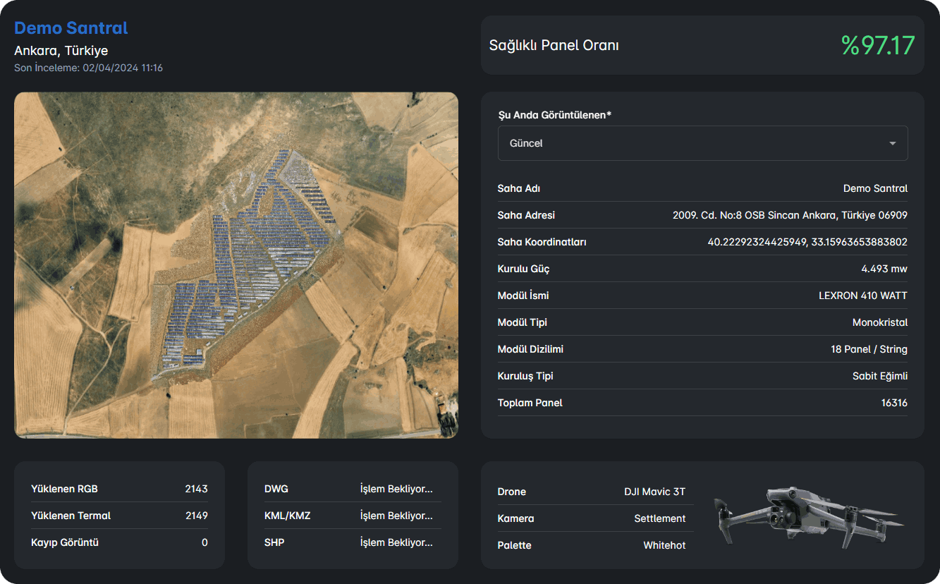 Gestao de Usinas Solares