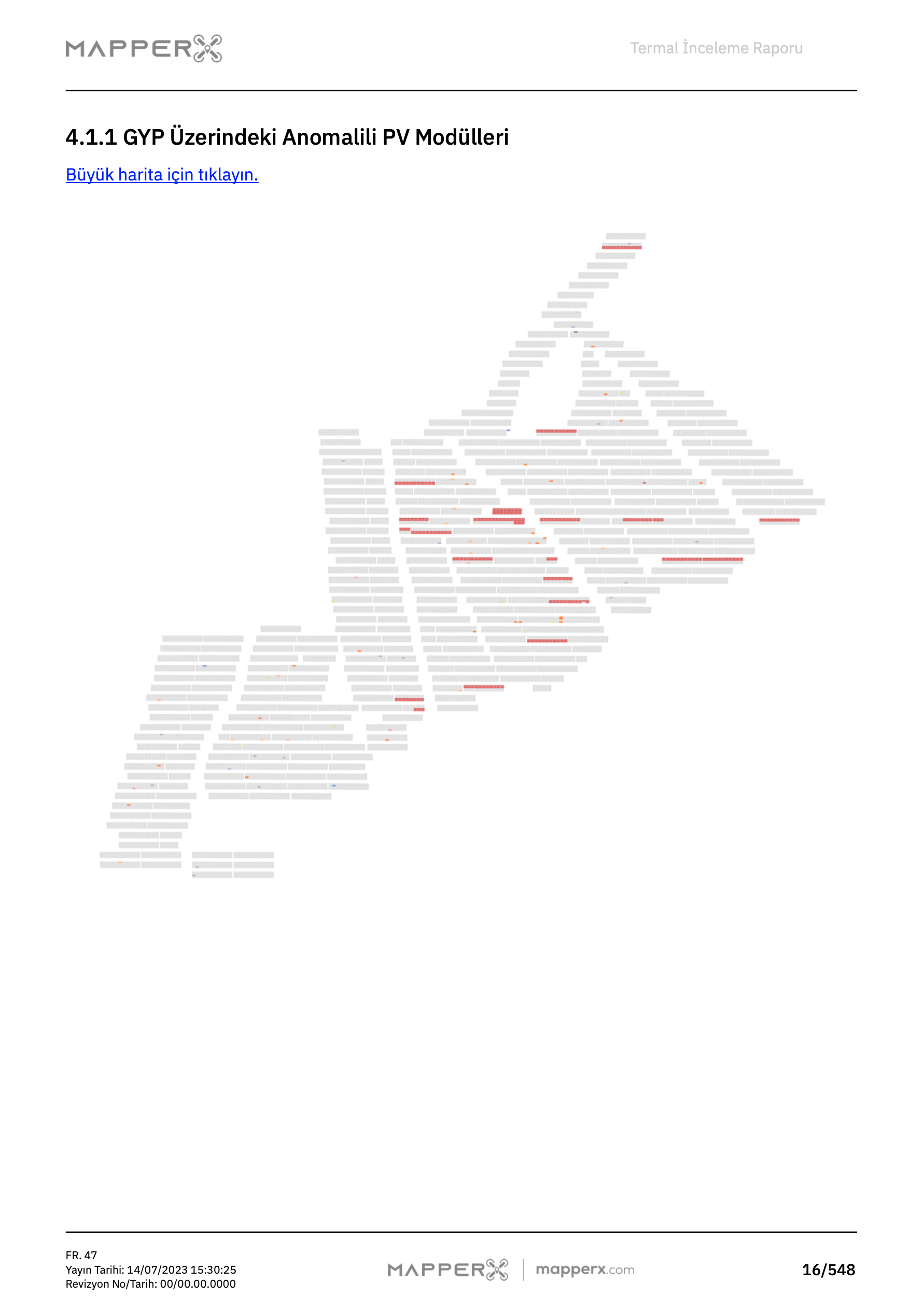Anomali Konumları ve Tip Haritası