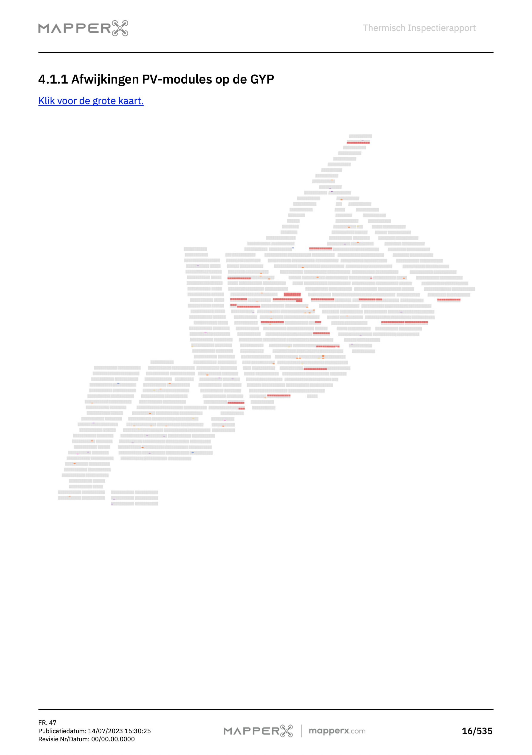 Pagina 4 – MapperX Rapportvoorbeeld