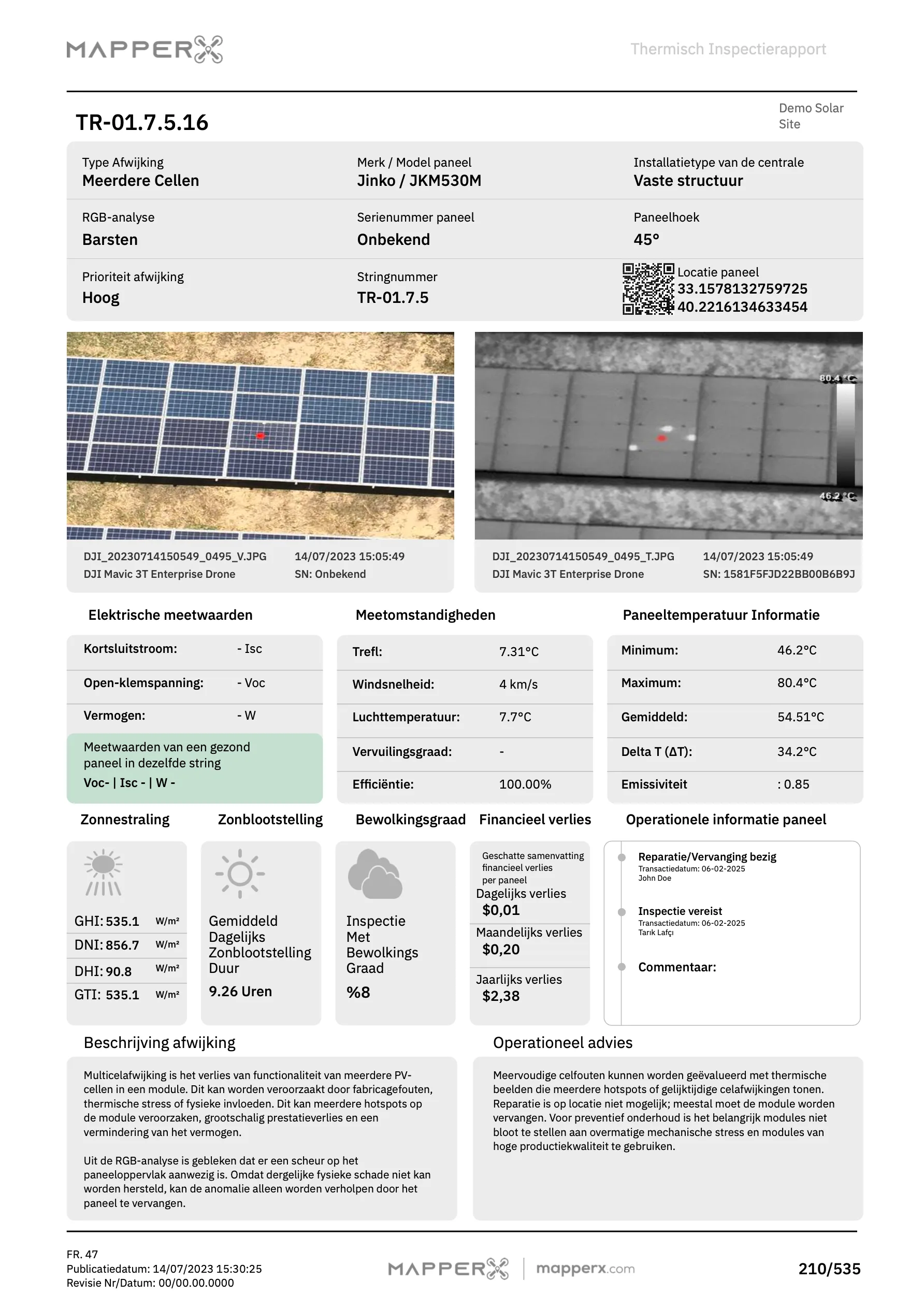 Direct Rapport 20 Pagina 5 – MapperX Rapportvoorbeeld