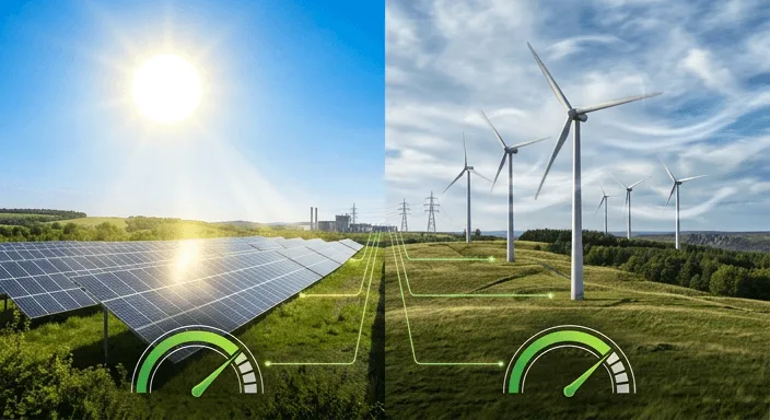 Sind Sonne oder Wind bei erneuerbaren Energien effizienter? 2 Gunes Enerjisi mi Ruzgar Enerjisi mi Daha Verimli